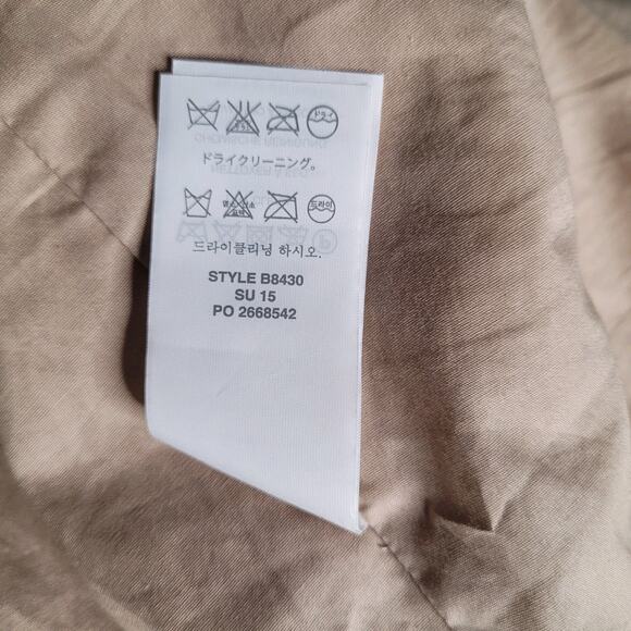 J. Crew Blazer Jacket Women 4 Linen Tan Beige Brown Regent Work Office B8430 NEW - Picture 9 of 10